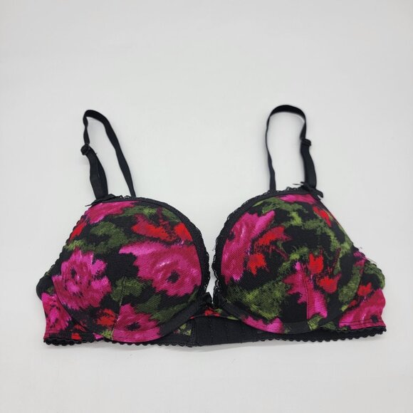 Smart and Sexy Bra Style SA172 Lace Underwire Padded Bra 34A Sexy Lace‎ Floral - Picture 1 of 7